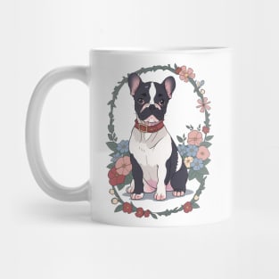 Floral Frenchie's Serenade Mug